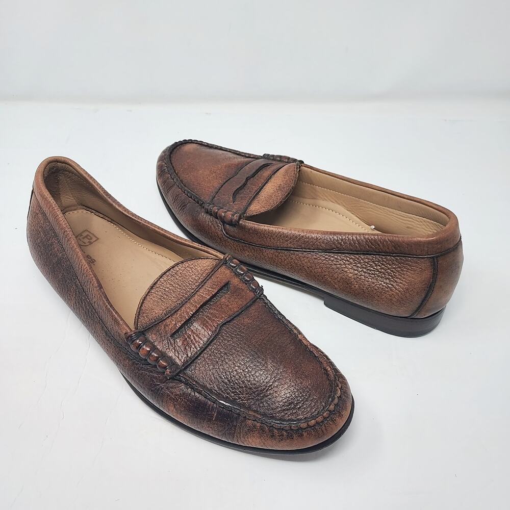 T.B. Phelps Brown Soft Leather Loafer Size 11